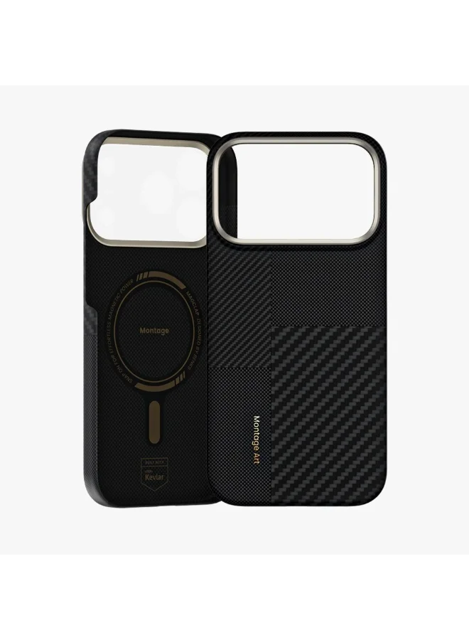 Benks Benks iPhone 17 Pro Max Montage Art Premium Case Compatible with Camera Control Button, Compatible with Magsafe, Military Grade Protective Case Built with Dupont Kevlar